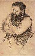 Studo for Diego Martelli Edgar Degas